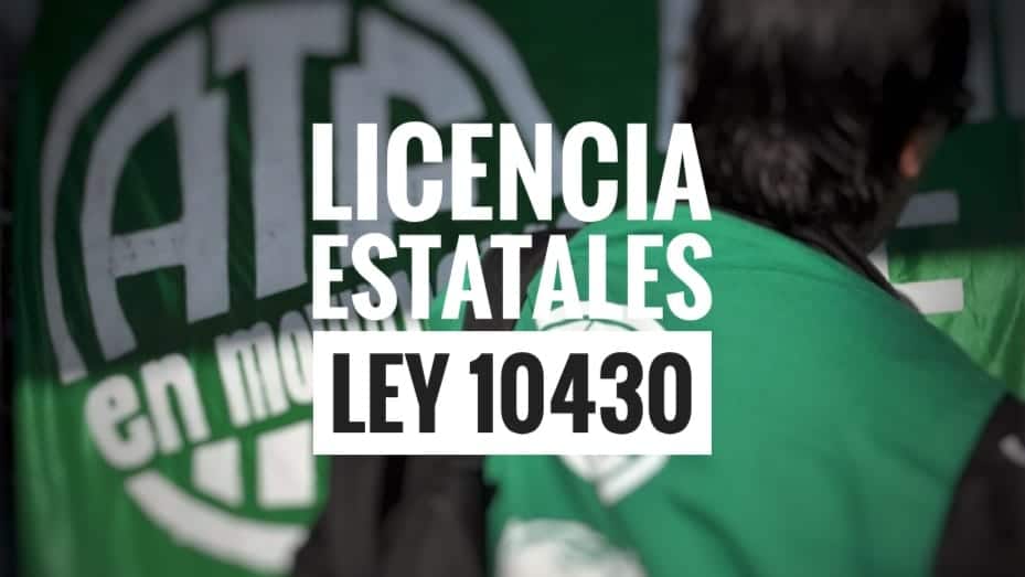 El Gobierno bonaerense oficializa el nuevo régimen de licencias ...