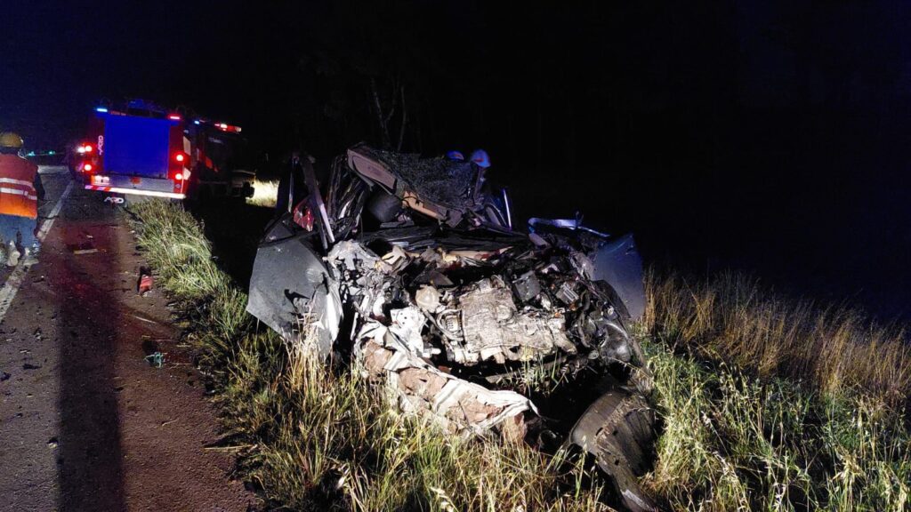 Trágico choque en la ruta 3 sur