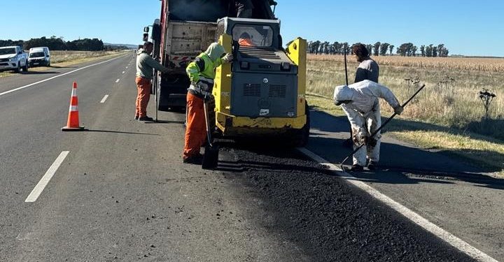 Avanzan las tareas de reparación en la ruta 51