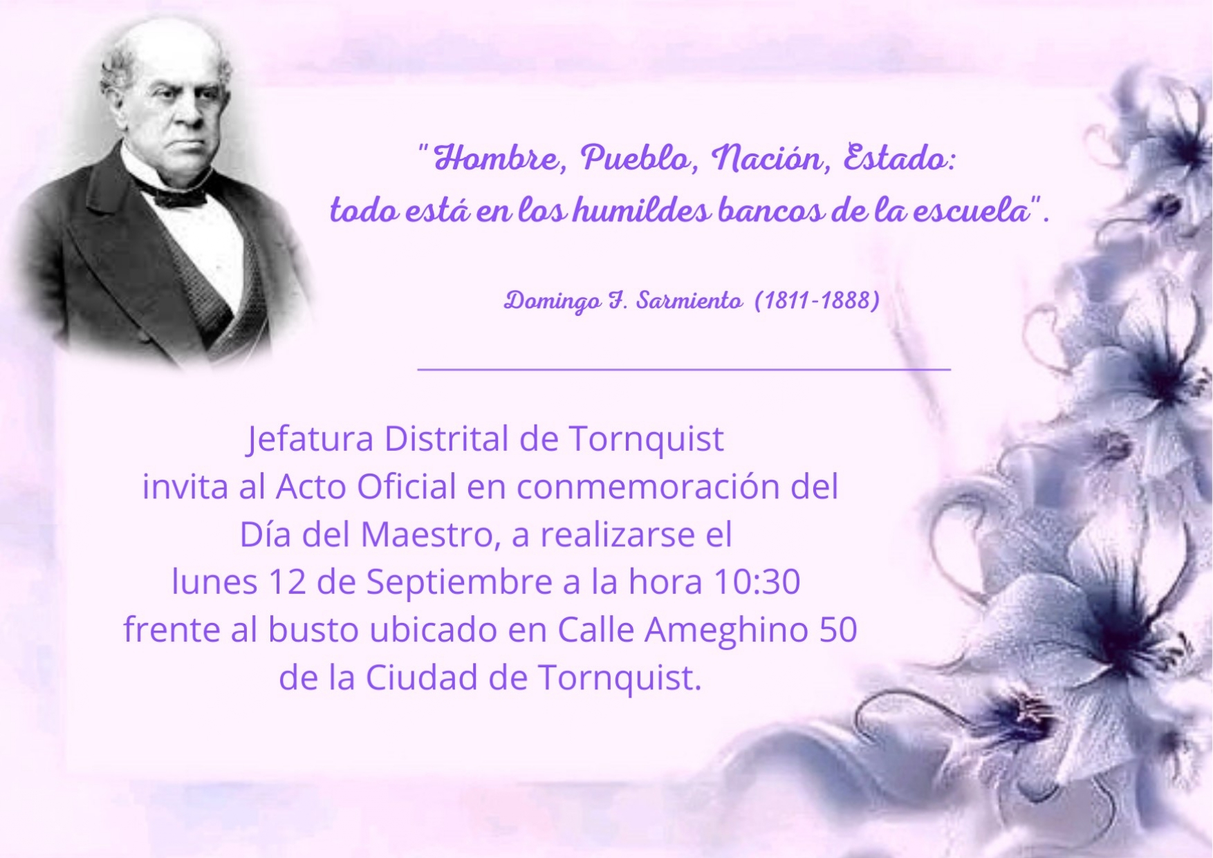 Acto de conmemoraci n del d a del maestro