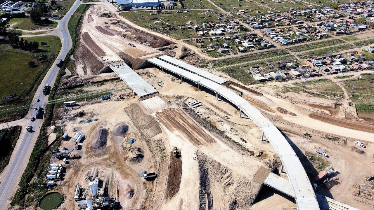 Avanzan las obras para transformar en autopista el paso urbano por